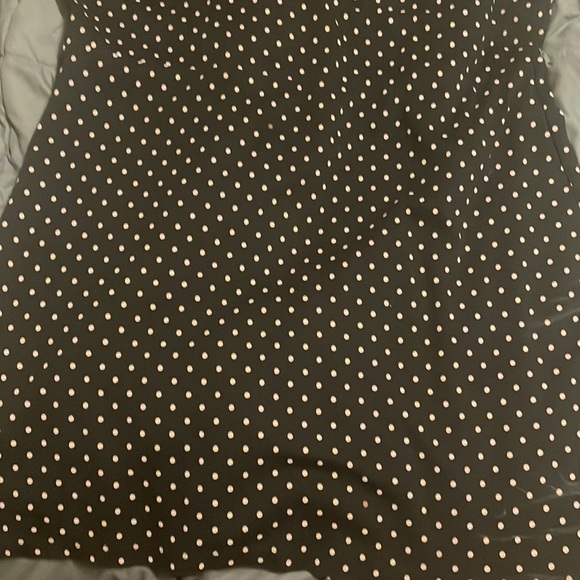 Old Navy Back & Tan Polka Dot dress - Picture 2 of 7